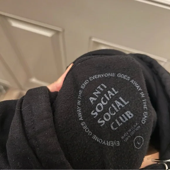 Authentic Anti social social club barbara hoodie - Picture 3 of 5